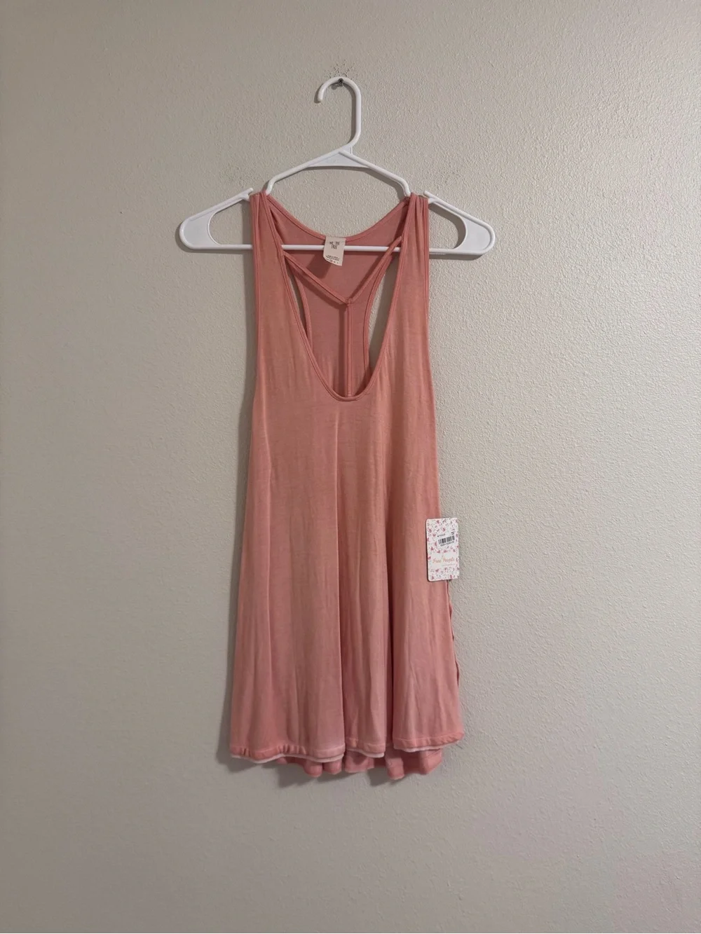 NWT Free People Dusty Rose Racerback Tank